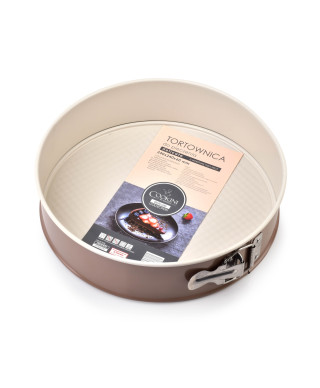 DELICATE Tortownica 24cm NON-STICK CAFFE CREME COOKINI