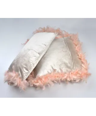 LORETA BEIGE Poduszka 50x30cm pióra