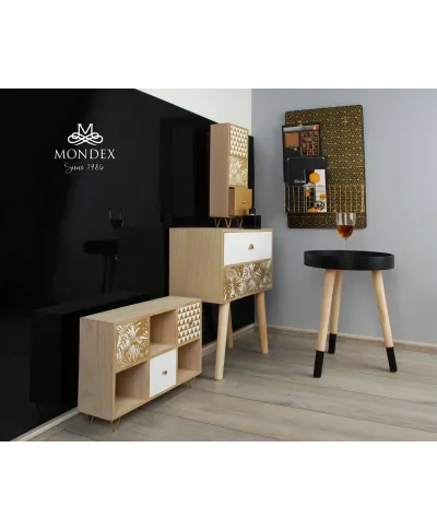 SARA GOLD Tablica z półką 40x6x60cm wyprzedaż