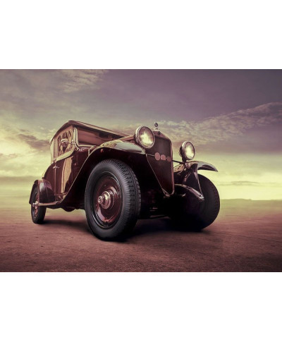 Luksusowy samochód, Vintage - fototapeta 320x230 cm