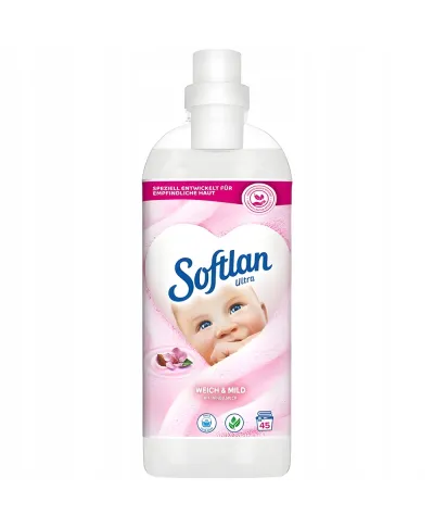 SOFTLAN Płyn do płukania 1L 45p Weich&Mild (biały)