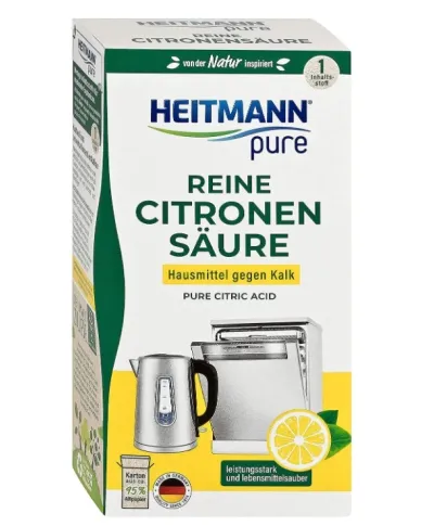 HEITMANN PURE Czysty kwas cytrynowy 350g proszek