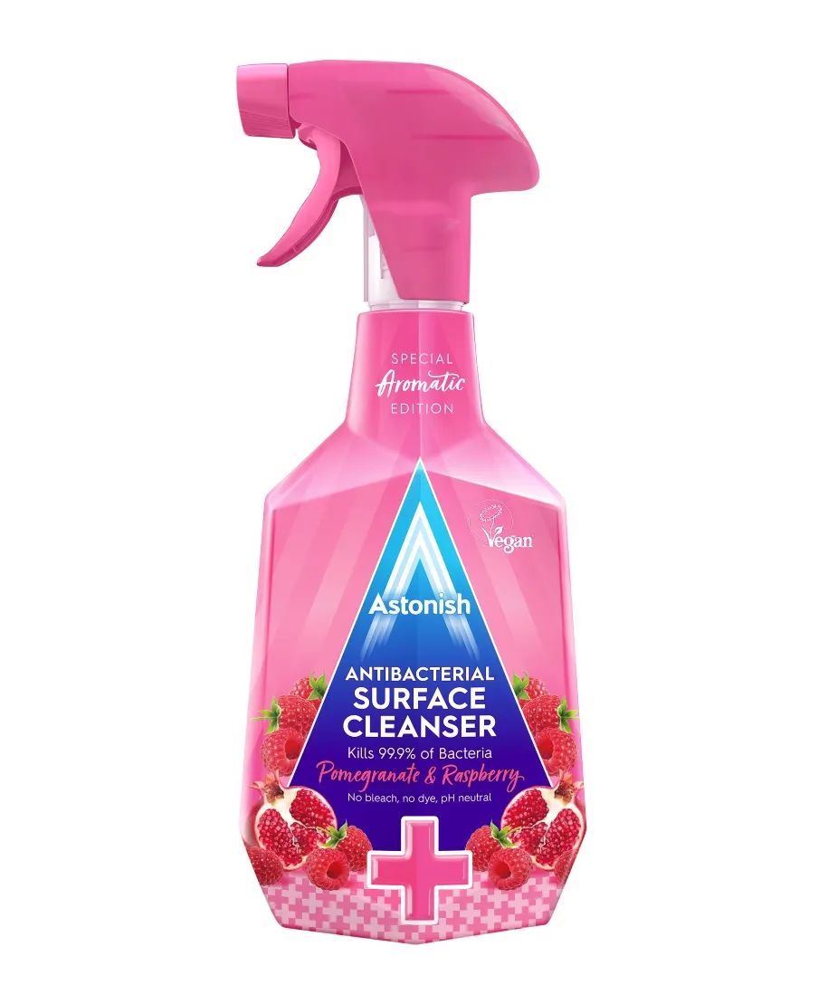 ASTONISH Antybakteryjny płyn POMEGRANATE&RASPBERRY 750ml SPRAY