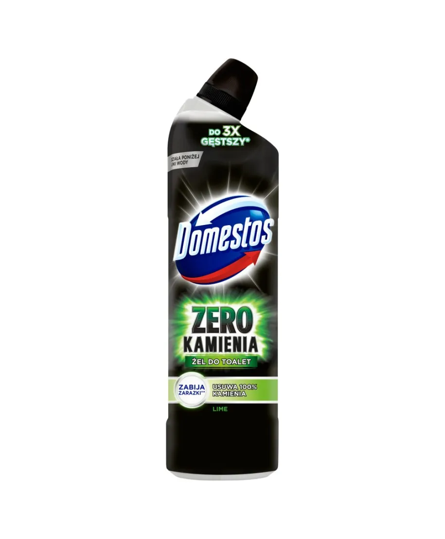 DOMESTOS ZERO Płyn do WC 750ml ZERO zielony