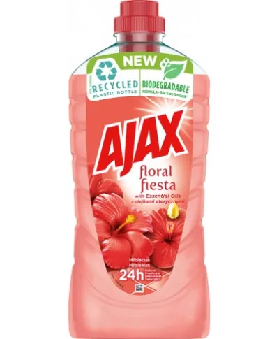 AJAX Płyn 1L do podłóg HIBISKUS