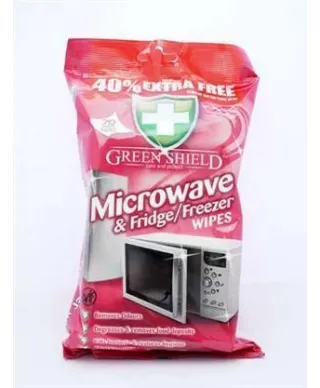 GREEN Chusteczki do lodówek i mikrofali 70szt SHIELD MICRO & FREEZER