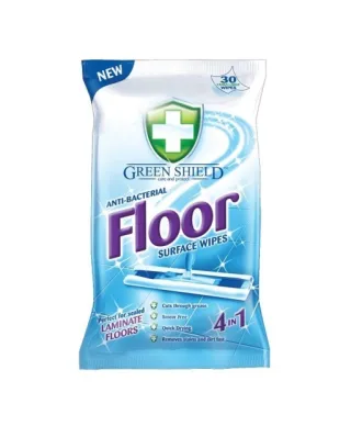 GREEN chusteczki do mycia podłóg 21szt XL SHIELD FLOOR WIPES