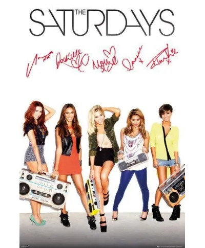 The Saturdays Signatures - plakat