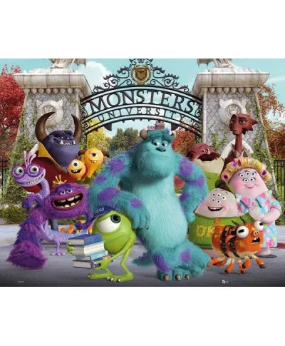 Uniwersytet potworny bohaterowie - plakat