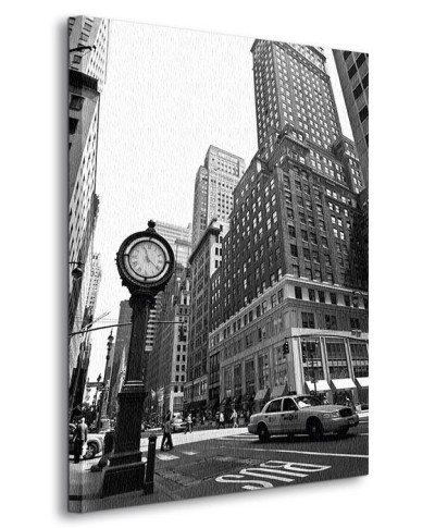 New York, zegar - Obraz na płótnie