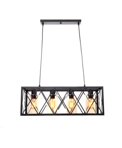 LAMPA WISZĄCA LOFT CZARNA NORTIS