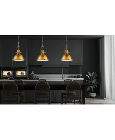 LAMPA WISZĄCA INDUSTRIALNA LOFT MOSIĘŻNA ETTORE