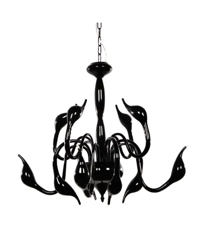ORYGINALNA NOWOCZESNA LAMPA WISZĄCA CZARNA MAGICA W12