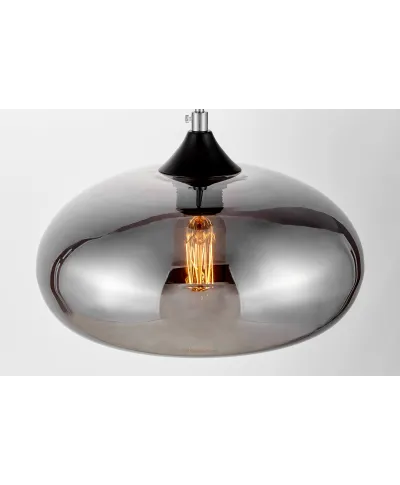 NOWOCZESNA LAMPA WISZĄCA SKANDYNAWSKA SZARA BROSSO D30