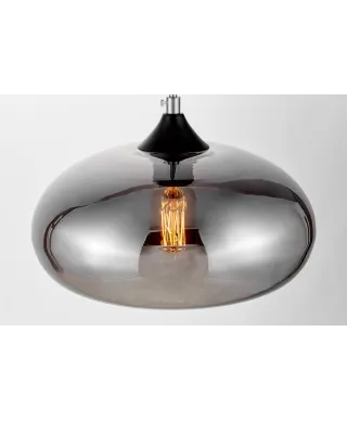 NOWOCZESNA LAMPA WISZĄCA SKANDYNAWSKA SZARA BROSSO D30