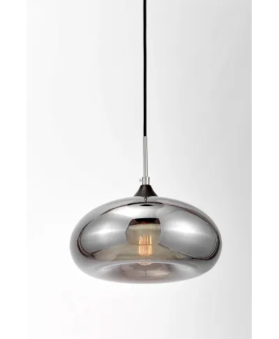 NOWOCZESNA LAMPA WISZĄCA SKANDYNAWSKA SZARA BROSSO D30