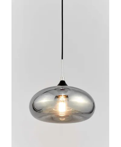 NOWOCZESNA LAMPA WISZĄCA SKANDYNAWSKA SZARA BROSSO D30