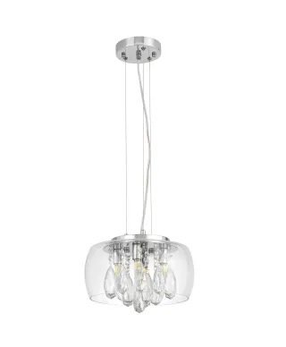 NOWOCZESNA LAMPA WISZĄCA TOSSO D30 CLEAR