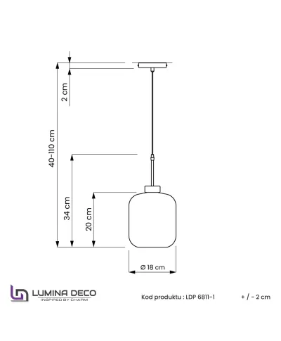 NOWOCZESNA LAMPA WISZĄCA ZWIS ZŁOTA ALACOSMO W1