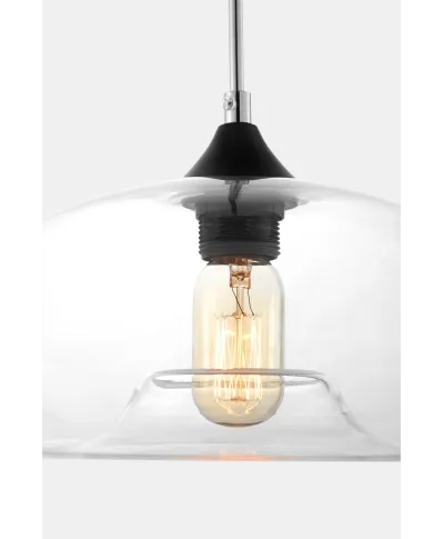 NOWOCZESNA LAMPA WISZĄCA SKANDYNAWSKA BROSSO D30 CLEAR
