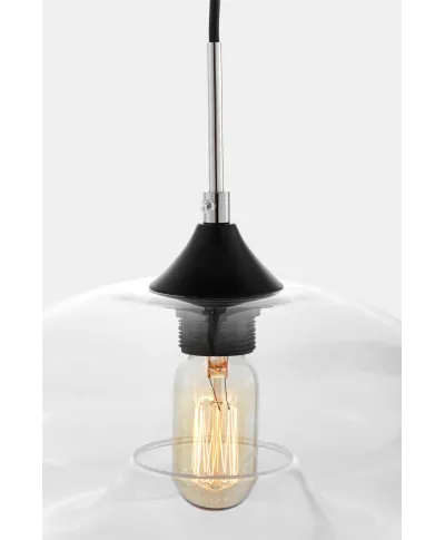 NOWOCZESNA LAMPA WISZĄCA SKANDYNAWSKA BROSSO D30 CLEAR