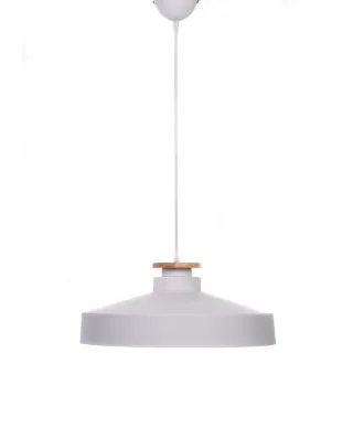 NOWOCZESNA LAMPA WISZĄCA BIAŁA LUDOR