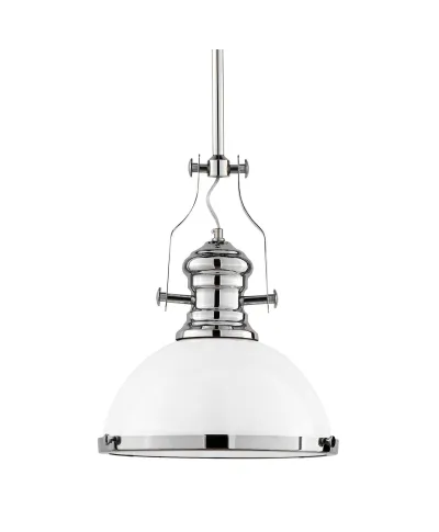 LAMPA WISZĄCA INDUSTRIALNA LOFT BIAŁA ETTORE
