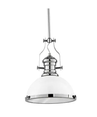LAMPA WISZĄCA INDUSTRIALNA LOFT BIAŁA ETTORE