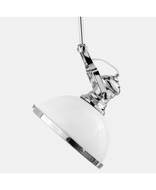 LAMPA WISZĄCA INDUSTRIALNA LOFT BIAŁA ETTORE