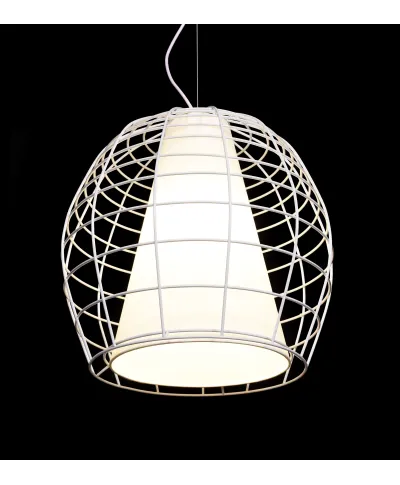 NOWOCZESNA LAMPA WISZĄCA BIAŁA BOLZANO