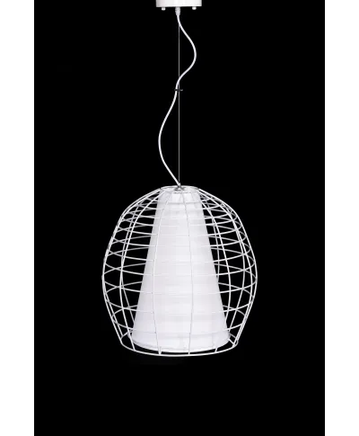 NOWOCZESNA LAMPA WISZĄCA BIAŁA BOLZANO