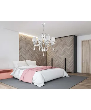 KLASYCZNY ŻYRANDOL KRYSZTAŁOWY VENISIA W8