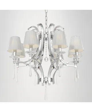 KLASYCZNY ŻYRANDOL KRYSZTAŁOWY VENISIA W8