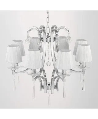 KLASYCZNY ŻYRANDOL KRYSZTAŁOWY VENISIA W8