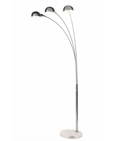 NOWOCZESNA LAMPA STOJĄCA PODŁOGOWA 3-RAMIENNA CHROMOWANA WALLSCOT