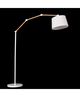 LAMPA STOJĄCA PODŁOGOWA KREMOWA CORSUS