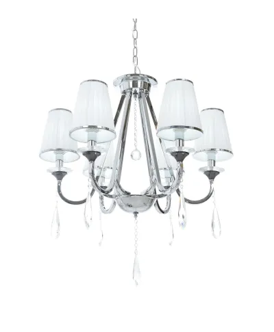 KLASYCZNY ŻYRANDOL KRYSZTAŁOWY MILESIA W6