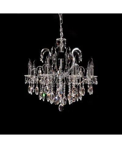 KLASYCZNY ŻYRANDOL KRYSZTAŁOWY DANIELLA W8