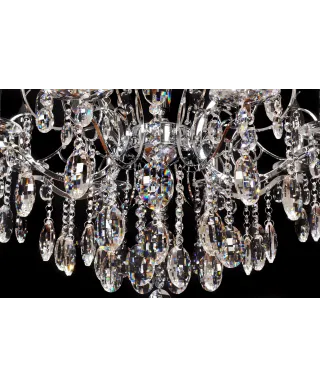 KLASYCZNY ŻYRANDOL KRYSZTAŁOWY DANIELLA W8