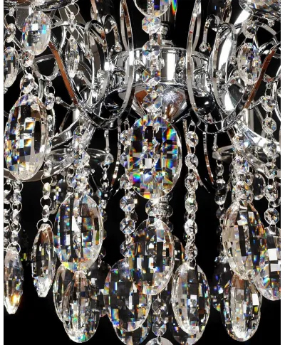 KLASYCZNY ŻYRANDOL KRYSZTAŁOWY DANIELLA W8