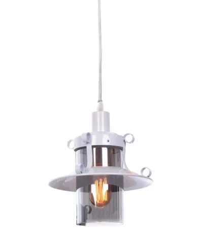 LAMPA WISZĄCA INDUSTRIALNA LOFT BIAŁA CAPRI W1