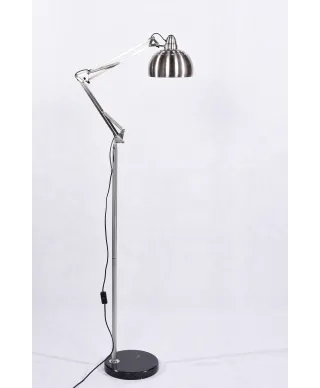 LAMPA STOJĄCA PODŁOGOWA SREBRNA RIGORRIA