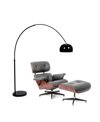 LAMPA STOJĄCA PODŁOGOWA CZARNA AZURRO C1