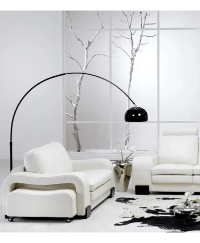 LAMPA STOJĄCA PODŁOGOWA CZARNA AZURRO B1