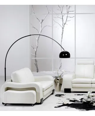 LAMPA STOJĄCA PODŁOGOWA CZARNA AZURRO B1