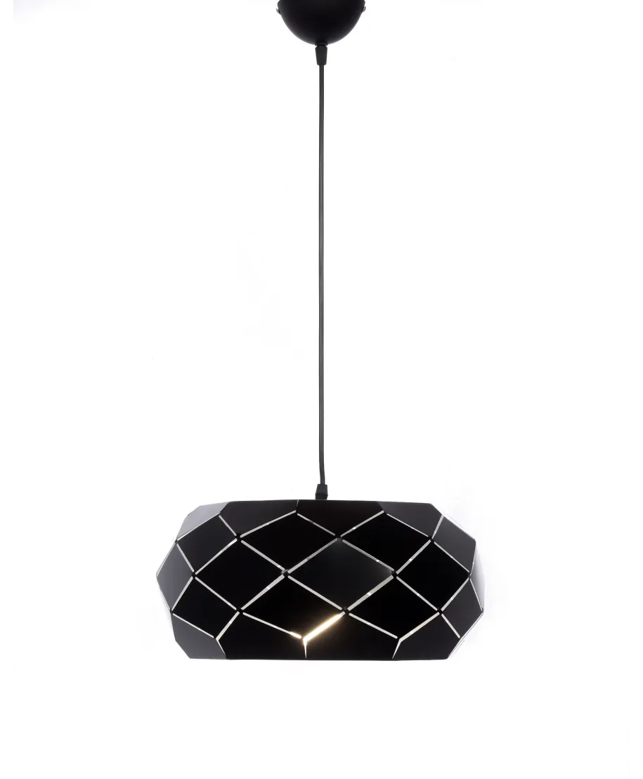 LAMPA WISZĄCA CZARNA ROKKA