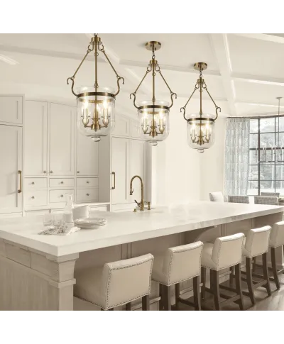 LAMPA WISZĄCA MOSIĘŻNA LEO