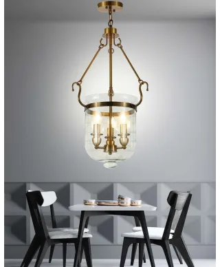 LAMPA WISZĄCA MOSIĘŻNA LEO