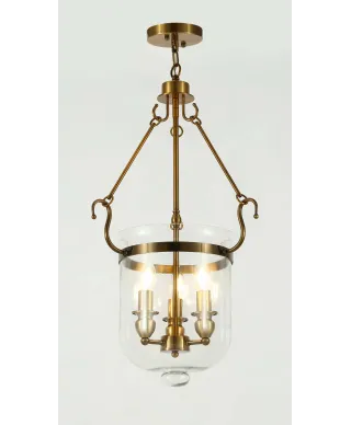 LAMPA WISZĄCA MOSIĘŻNA LEO