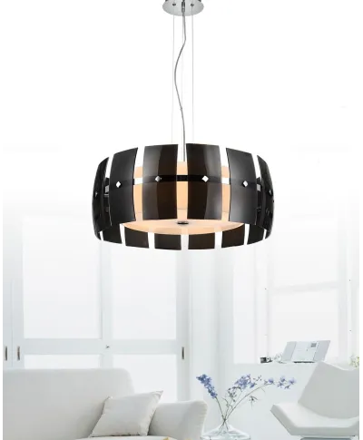 LAMPA WISZĄCA CZARNA OPTIMATIC W3